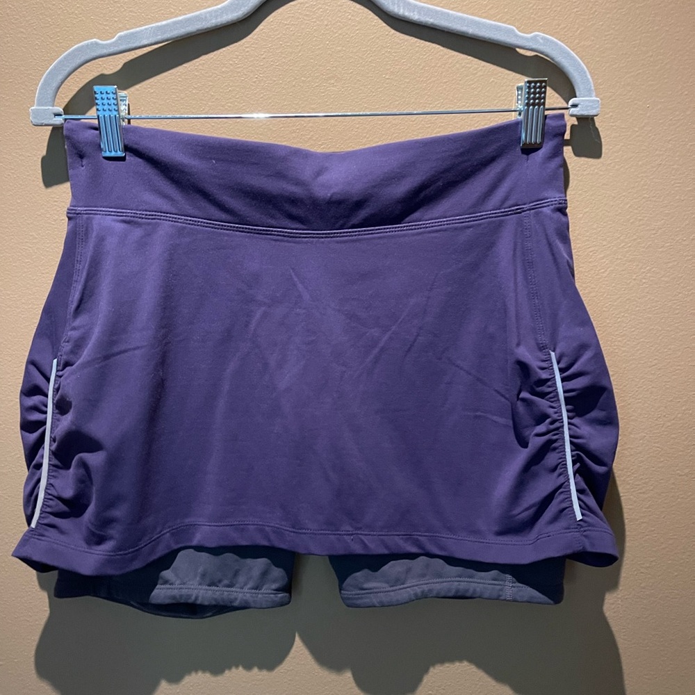 Athleta shorts with skirt